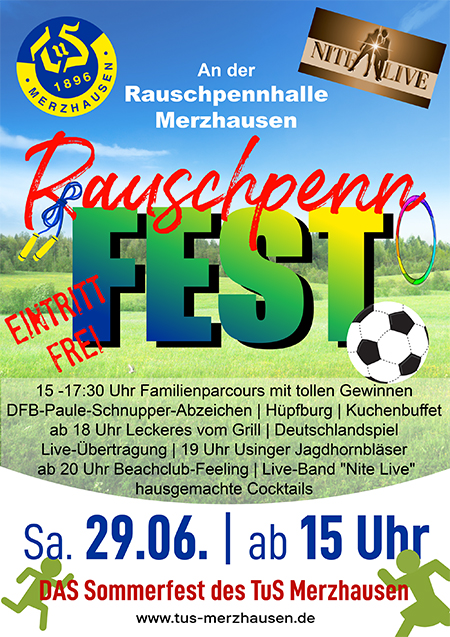 Flyer Rauschpennfest Flyer Rauschpennfest 2024