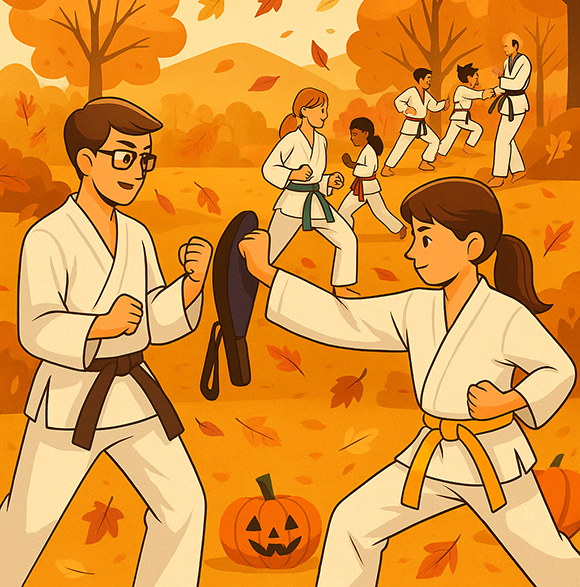 Taekwondo-Kurse in der Herbstpause
